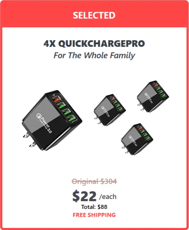 QuickChargePro offer price